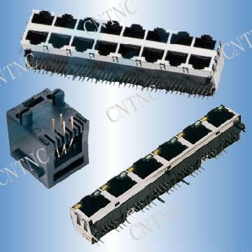  PCB Jack and Modular Plug (PCB Джек и модульный разъем)