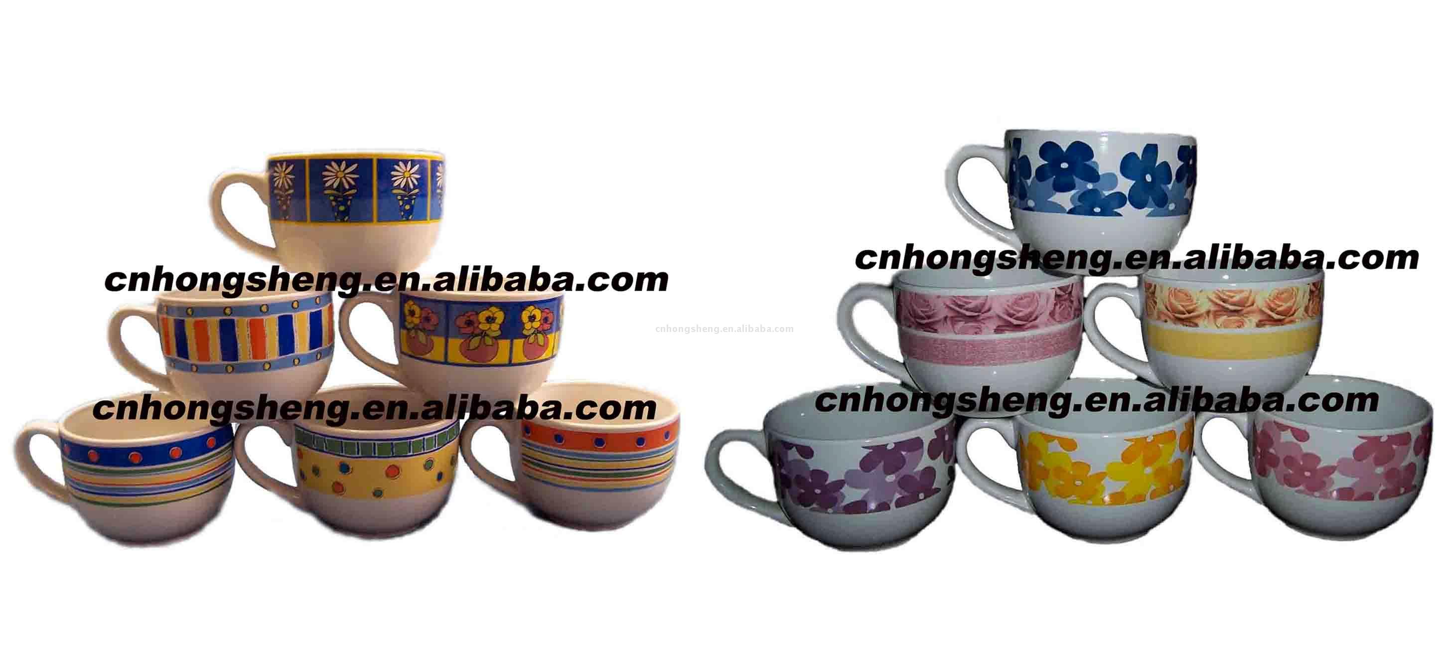  Fine Ceramic Soup Mug for Dinnerware ( Fine Ceramic Soup Mug for Dinnerware)