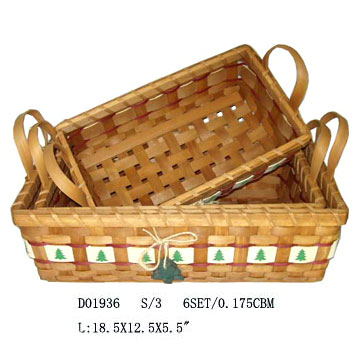  Christmas & Storage Basket (Рождественская & хранения корзины)