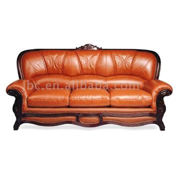  Genuine Leather Sofa (#2900) (Echtes Leder Sofa (# 2900))