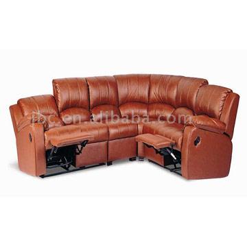  Functional Leather Corner Sofa #6001 (Functional Leder Ecksofa # 6001)