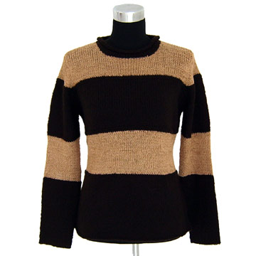  Ladies` Pullover with Stripe Design (Женский свитер с полосой дизайн)