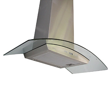  Wall-Mounted Stainless Steel Glass Range Hood ( Wall-Mounted Stainless Steel Glass Range Hood)