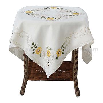  Embroidered Cutwork Tablecloth ( Embroidered Cutwork Tablecloth)