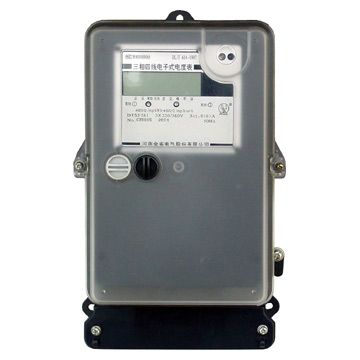  3-Phase Split Phase Measuring Energy Meter ( 3-Phase Split Phase Measuring Energy Meter)