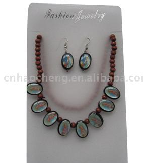  Wooden Jewelry Set (Wooden Jewelry Set)