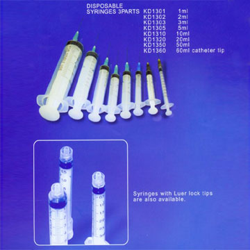  Disposable Syringes (Seringues jetables)