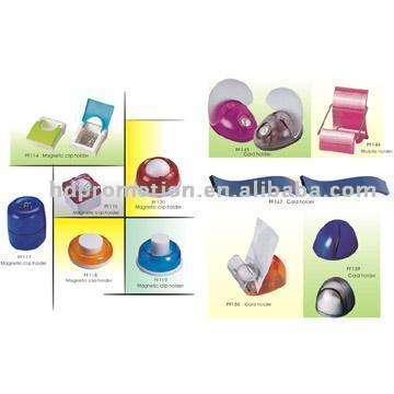  Magnetic Clip Holder and Memo Clip (Magnetic Clip Holder et Memo clip)