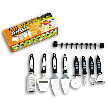  PP Handle Kitchen Tool Set