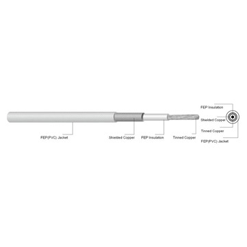  Shielded Copper FEP Wire with FEP (PVC) ( Shielded Copper FEP Wire with FEP (PVC))