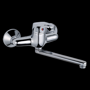  Wall Mounted Sink Mixer L-Spout (Настенная Смеситель L-носик)