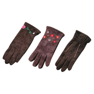  Ladies` Pig Suede Glove ( Ladies` Pig Suede Glove)