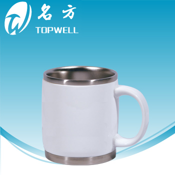  Insulated Porcelain Stainless Steel Mug-6281 ( Insulated Porcelain Stainless Steel Mug-6281)