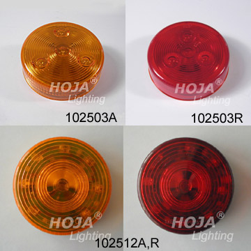  2-1/2" LED Round Marker and Clearance (2-1/2 "LED ronde Marker et de liquidation)