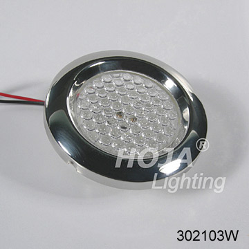  LED Round Courtesy Light with 2" Cut-Out Hole (За круглым Предоставлено Света с 2 "Cut-Out Hole)