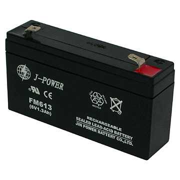  Sealed Lead-Acid Battery (6V, 1.3Ah) (Blei-Säure-Batterie (6V, 1,3 Ah))