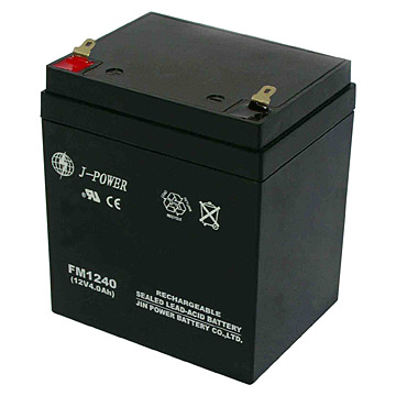  Sealed Lead-Acid Battery (12V, 4Ah) (Blei-Säure-Batterie (12V, 4Ah))