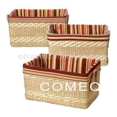  Grass Woven Storage Basket ( Grass Woven Storage Basket)