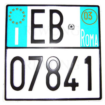  Motorcycle License Plate (Мотоцикл License Plate)