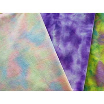  100% Polyester Fabric Dyed by Handwork ( 100% Polyester Fabric Dyed by Handwork)