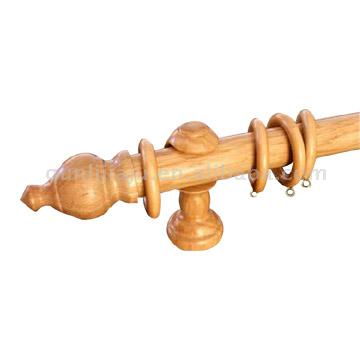  Wooden Curtain Rod (Деревянный карниз)