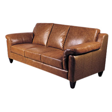  Leather sofa (Canapé en cuir)