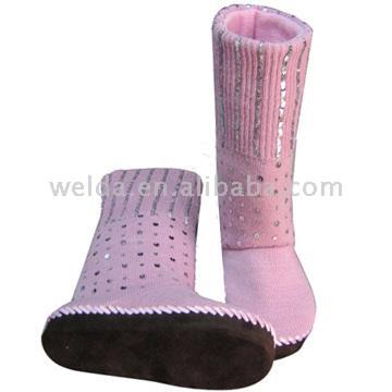  Ladies` Knitted Boots ( Ladies` Knitted Boots)