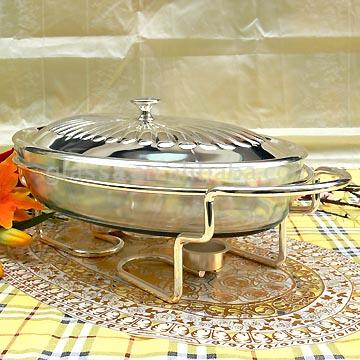 Silver Plated Oval 3L Warmer (Silver Plated Oval 3L Warmer)