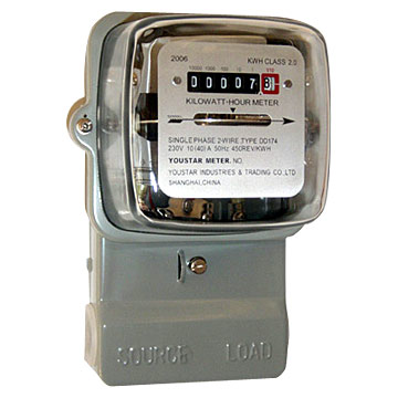 Single Phase Kilowatt-Stunden-Meter (Single Phase Kilowatt-Stunden-Meter)