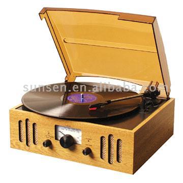  Wooden Turntables with CD Player (Tourne en bois avec lecteur CD)