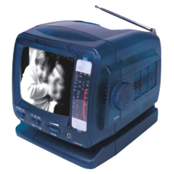  5.5" B/W TV with AM/FM Radio (5.5 "Ч / б телевизор с АМ / FM-радио)