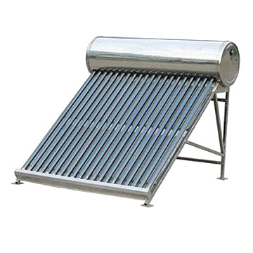  Solar Water Heater with Glass Vacuum Tubes (Solare Wasser-Heizung mit Glas Röhren)