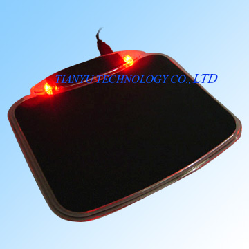  Mouse Pad with Four-port USB Hub and LED Light ( Mouse Pad with Four-port USB Hub and LED Light)