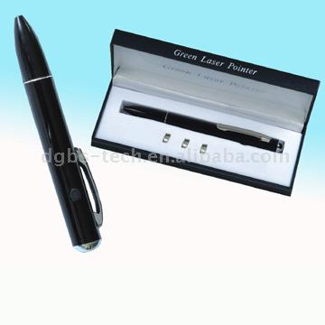  Green Laser Pointer with Ball Pen (Pointeur laser vert avec stylo bille)