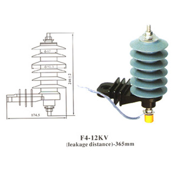  9kV Polymer Type Lightning Arrester ( 9kV Polymer Type Lightning Arrester)