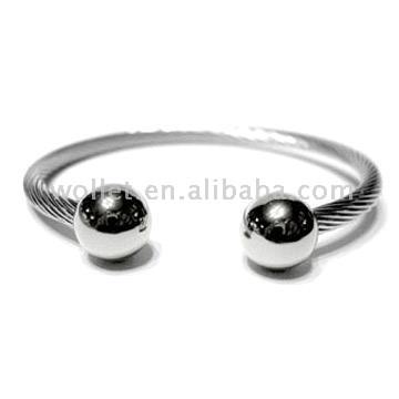  Stainless Steel Bangle with Magnets ( Stainless Steel Bangle with Magnets)