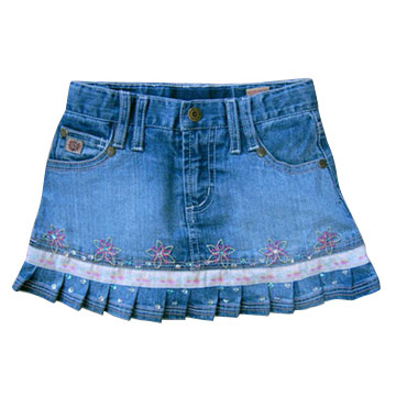  Kid`s Jean Skirt (Детские Жан Юбка)