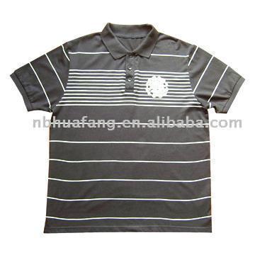  Men Striped Polo Shirt (Hommes Striped Polo)