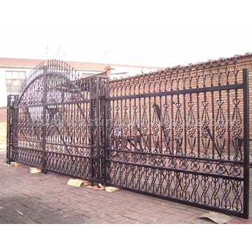  Cast Iron Big Gate and Fence ( Cast Iron Big Gate and Fence)