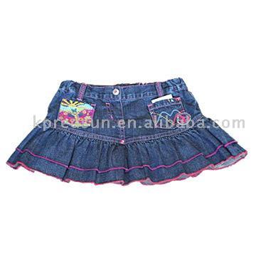 Girls `Jean Skirt (Girls `Jean Skirt)