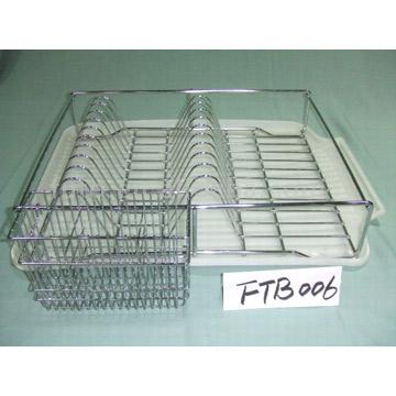  Chrome Dish Rack with Tray (Chrome Égouttoir avec bac)