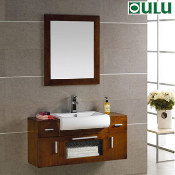  Solid Wood Bathroom Cabinet ( Solid Wood Bathroom Cabinet)