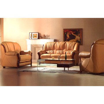  Leather Sofa (Leather Sofa)