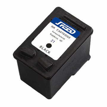  Recycled Black Inkjet Cartridge for HP 21 (Recyclés jet d`encre noire HP 21 Cartouche pour)