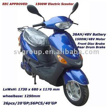 EEC/COC 1500W Electric Motorcycle ( EEC/COC 1500W Electric Motorcycle)