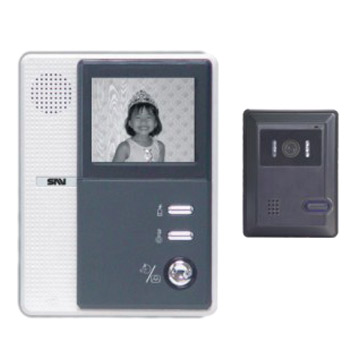  B / W Wired Hand-Free Video Door Phone