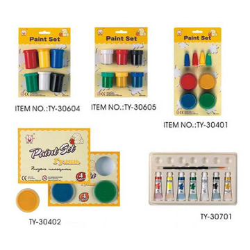  Paint Set, Finger Color (Краски Установить, Finger цвет)