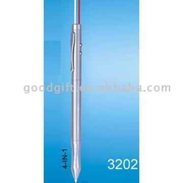  4-In-1 Laser Pointer Pen (4-in-1 Laserpointer)