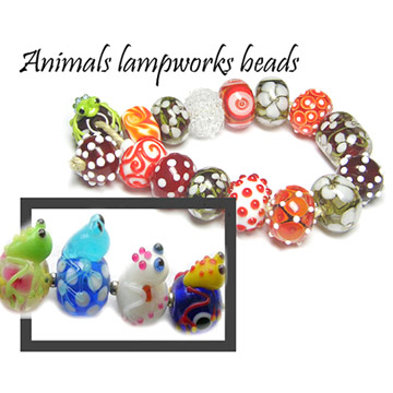  Lampwork Beads (Lot de perles)