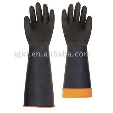  Heavy-Duty Industrial Rubber Gloves (Rough Surface) (Heavy-Duty Industrial Rubber Gloves (Rough Surface))